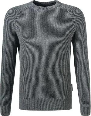 Marc O'Polo Herren Pullover grau unifarben