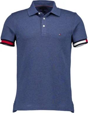 Tommy Hilfiger Herren Polo-Shirt blau meliert Slim Fit