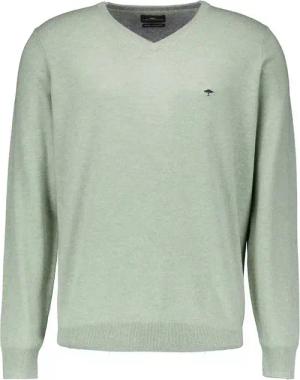 Fynch-Hatton Herren Pullover grün unifarben