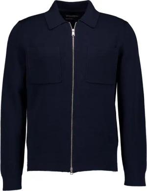 Marc O'Polo Herren Cardigan blau unifarben