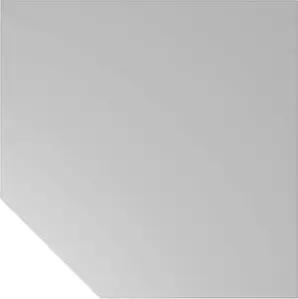 HAMMERBACHER Verbindungsplatte VXBT12 lichtgrau, grafit Trapezform 120,0 x 120,0 x 2,5 cm