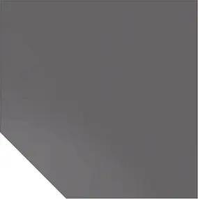 HAMMERBACHER Verbindungsplatte VXBT12 grafit, silber Trapezform 120,0 x 120,0 x 2,5 cm