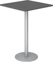 HAMMERBACHER Stehtisch grafit 80,0 x 80,0 x 111,6 cm