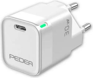 PEDEA Reiselader Schnellladegerät Smartphone-Ladegerät (max. 30 Watt, Fast Charger, Mini Reiselader Schnelladegerät)