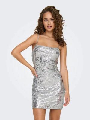 ONLY Sommerkleid ONLScarlett (1-tlg) Pailletten