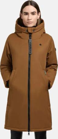 khujo Kurzmantel "Yaak3-YM", urbaner Damen Parka mit gestepptem Innenfutter