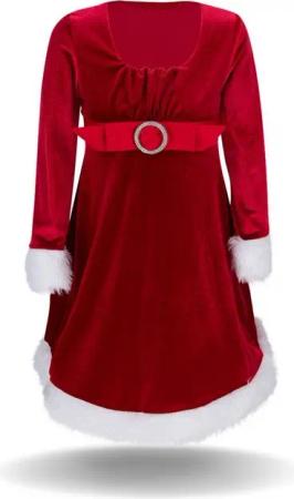 Berlinsel Abendkleid Mädchen Weihnachtskleid Partykleid Festtagskleid Weihnachtsoutfit für Weihnachtsabend, Weihnachtsfoto oder als Weihnachtsgeschenk 2024