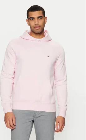 Tommy Hilfiger Sweatshirt Flag Logo MW0MW34266 Rosa Regular Fit