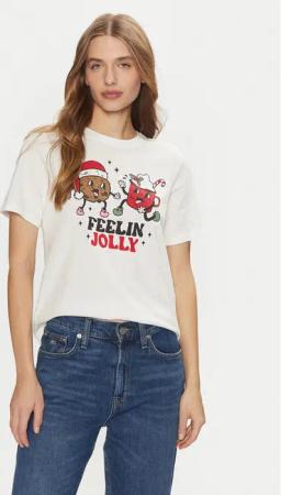 ONLY T-Shirt Rosie 15332339 Weiß Regular Fit