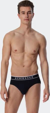 Rio-Slips 5er-Pack Organic Cotton Webgummibund schwarz - 95/5 5