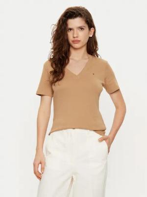 Tommy Hilfiger T-Shirt WW0WW40584 Beige Slim Fit