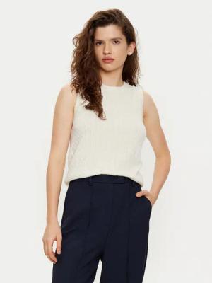 Tommy Hilfiger Weste WW0WW43956 Écru Regular Fit