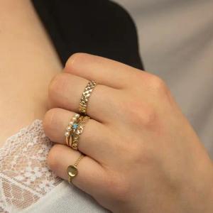 Jackie Gold Ring - Ring - Gr. 56 - in Gold - für Damen