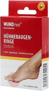 WUNDmed® Hühneraugen-Druckschutzringe 02-122 transparent 1,8 x 6,2 cm, 5 St.