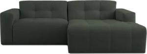 INOSIGN Ecksofa Tapley, Breite 221 cm, L-Form, Struktur fein, mit Knopfsteppung, bodentief