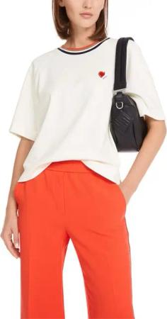 Marc Cain Kurzarmshirt "Heartbreaker" Premium Damenmode