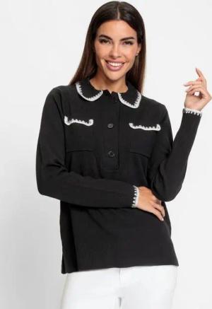 heine Strickpullover Polopullover