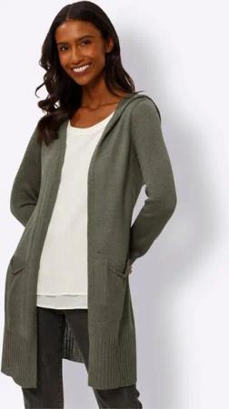 heine Strickjacke Kapuzenstrickjacke