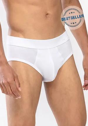 Mey Herren Slip weiß Baumwolle & Mix unifarben