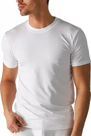 Mey Herren Olympia-Shirt weiß Baumwolle & Mix unifarben
