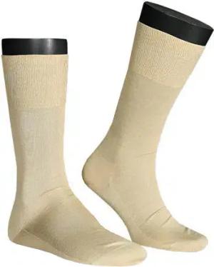 Falke Herren Socken beige Baumwolle & Mix unifarben