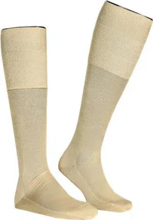 Falke Herren Kniestrümpfe beige Merc. Baumwolle unifarben