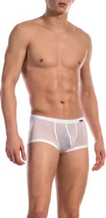 Olaf Benz Herren Minipants weiß Mikrofaser/Funktion unifarben