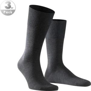 Falke Herren Socken grau Merinowolle unifarben