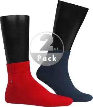 Tommy Hilfiger Herren Socken blau,rot Baumwolle & Mix unifarben