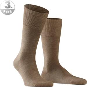 Falke Herren Socken beige Merinowolle unifarben