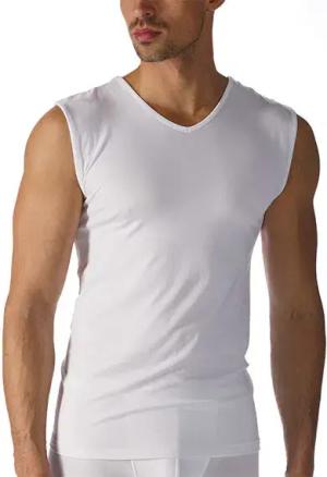 Mey Herren Muskel-Shirt weiß Viskose/Modal unifarben