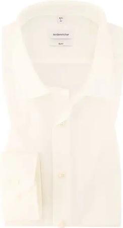 Seidensticker Herren Hemd weiß Slim Fit