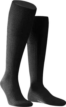 Falke Herren Socken grau Merinowolle unifarben