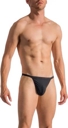 Olaf Benz Herren Beachtanga schwarz Mikrofaser unifarben