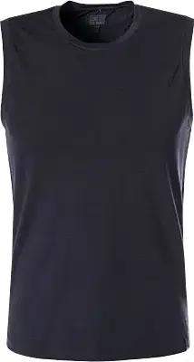 Schiesser Herren Tanktop blau Baumwolle & Mix unifarben