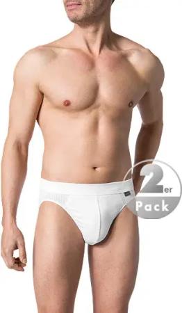 Schiesser Herren Rio-Slip weiß Baumwolle & Mix unifarben