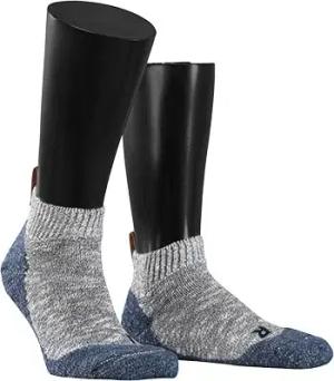 Falke Herren Socken blau,grau Baumwolle & Mix unifarben