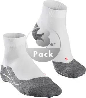 Falke Herren Socken weiß Mikrofaser/Funktion unifarben