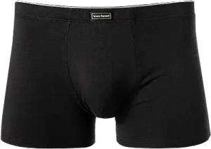 bruno banani Herren Shorts schwarz Baumwolle & Mix unifarben