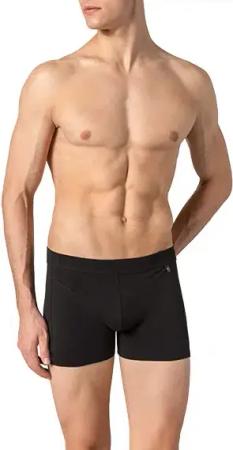 Schiesser Herren Shorts schwarz Baumwolle & Mix unifarben