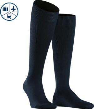 Falke Herren Socken blau Schur-Wolle unifarben