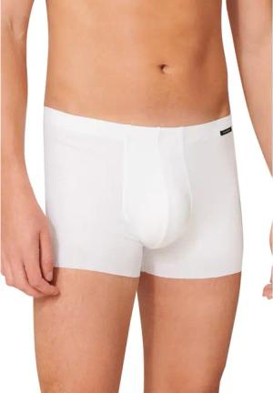 Schiesser Herren Boxershorts weiß Baumwolle & Mix unifarben