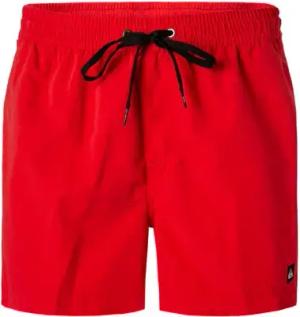 Quiksilver Herren Badeshorts rot Mikrofaser unifarben