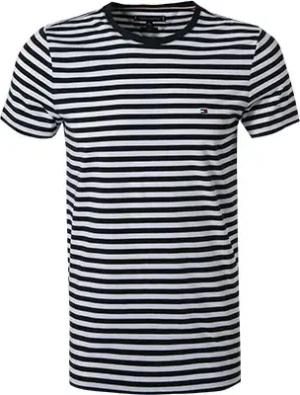Tommy Hilfiger Herren T-Shirt blau gestreift Slim Fit