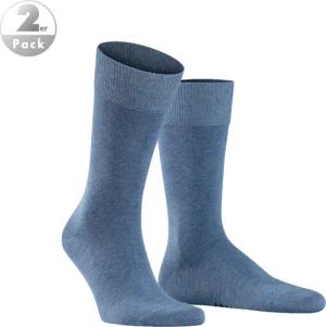 Falke Herren Socken blau Baumwolle & Mix unifarben