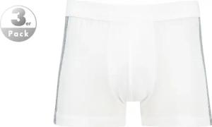 Schiesser Herren Shorts weiß Baumwolle & Mix unifarben