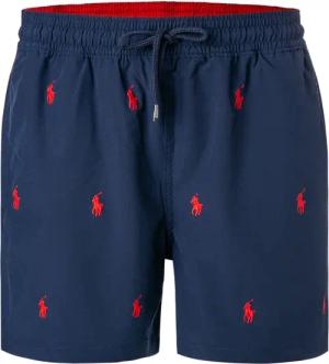 Polo Ralph Lauren Herren Badeshorts blau Mikrofaser Gemustert