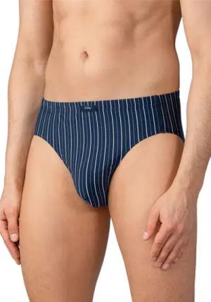 Mey Herren Slip blau Mikrofaser/Funktion Gestreift