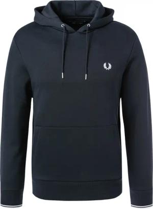 Fred Perry Herren Hoodie blau unifarben