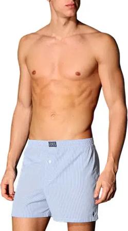 Polo Ralph Lauren Herren Boxershorts blau Reine Baumwolle Gemustert